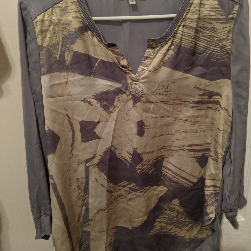 NWOT silky shirt